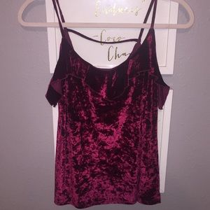 Velvet tank